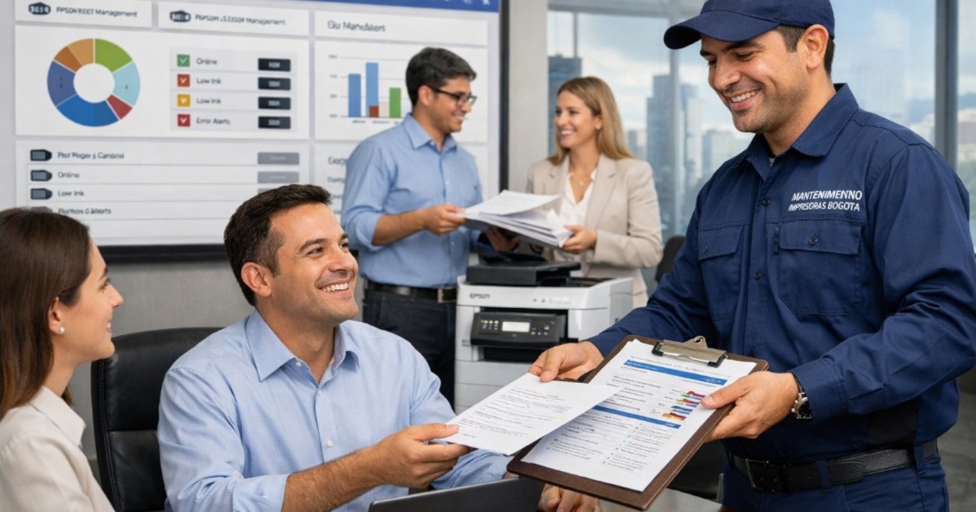 Diagnóstico técnico avanzado Epson en entornos corporativos