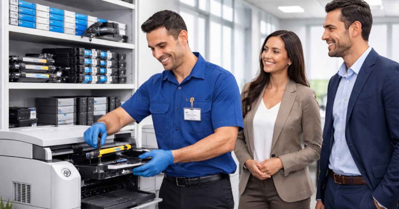 Gestión de repuestos HP en empresas