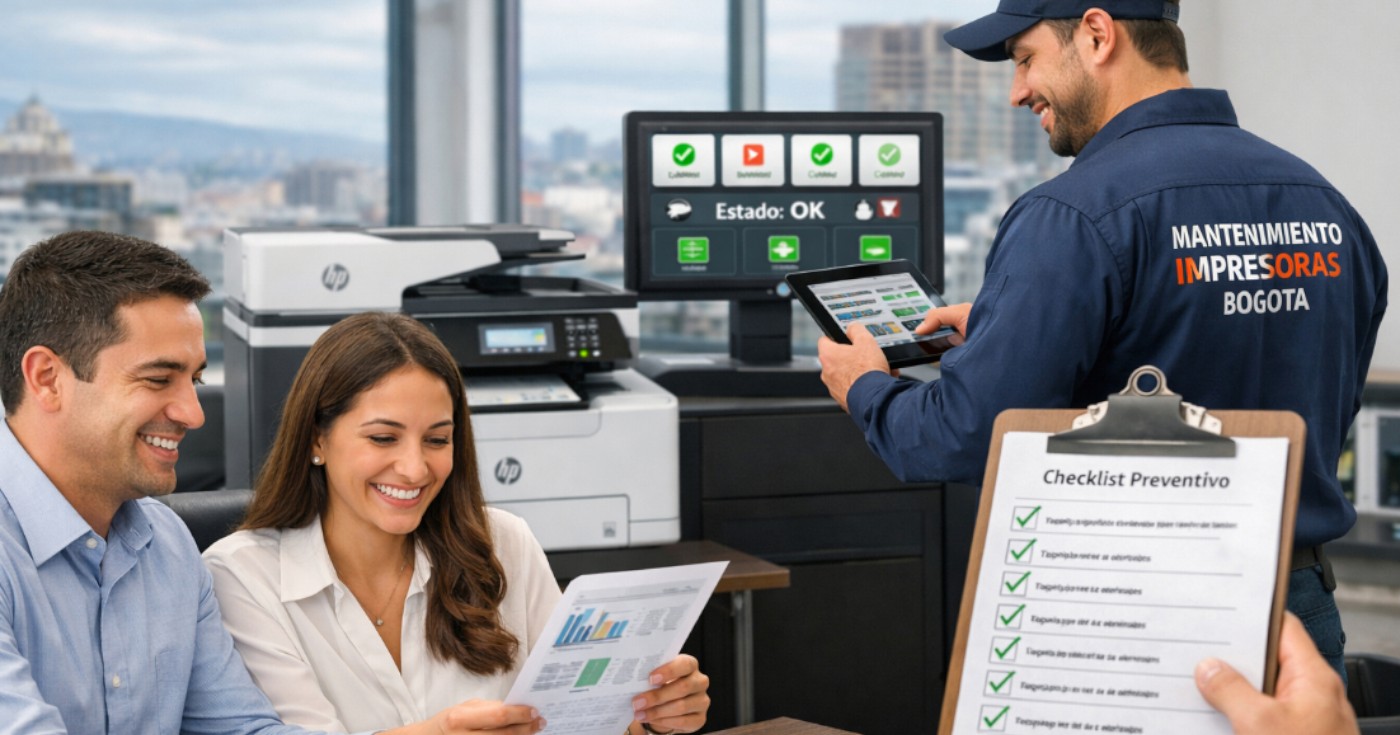 Indicadores de alerta temprana en impresoras HP empresariales