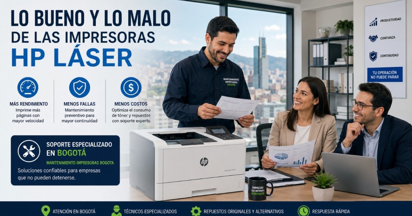 Lo bueno y lo malo de las impresoras HP láser