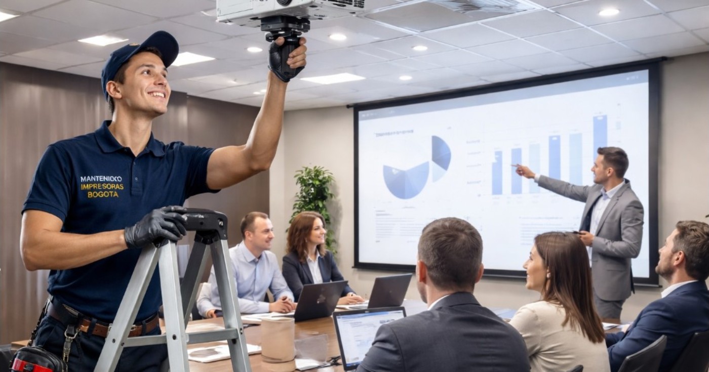 Mantenimiento corporativo de videobeam para instituciones y empresas en Bogotá