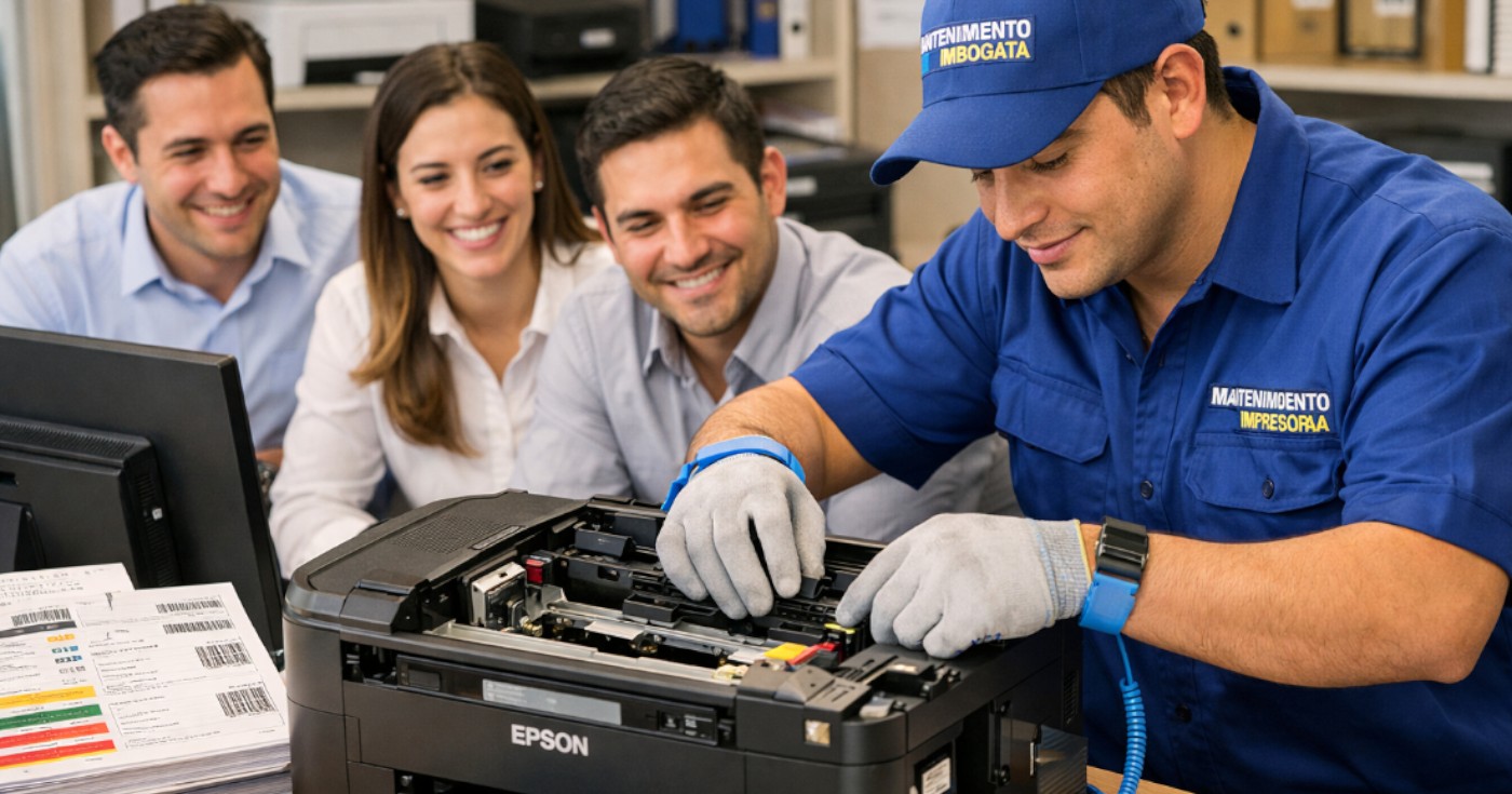no cambies los componentes de tu impresora epson sin proteccion
