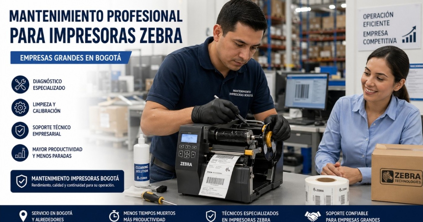 Problemas de mantenimiento en impresoras Zebra