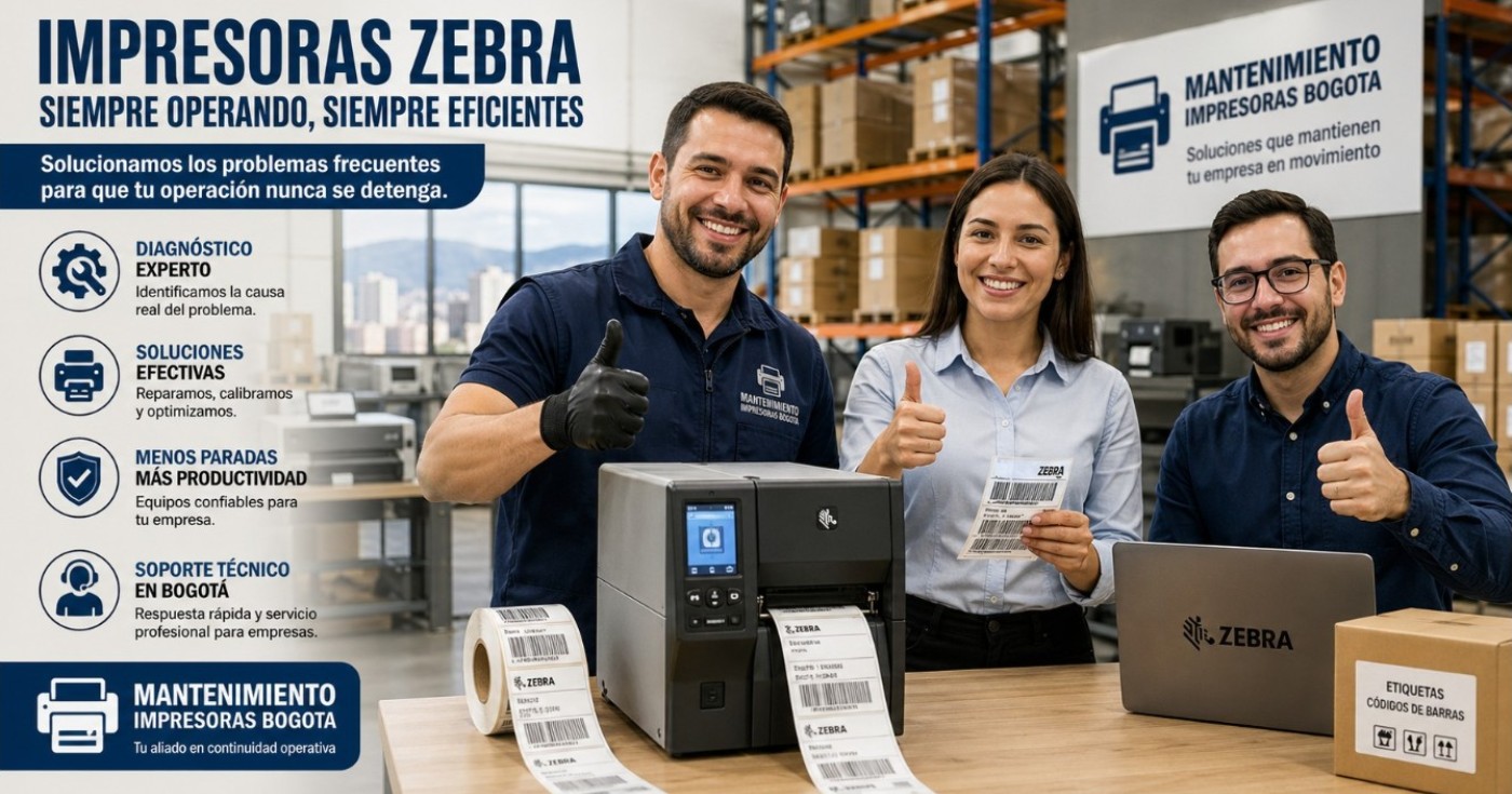 Problemas frecuentes en impresoras Zebra