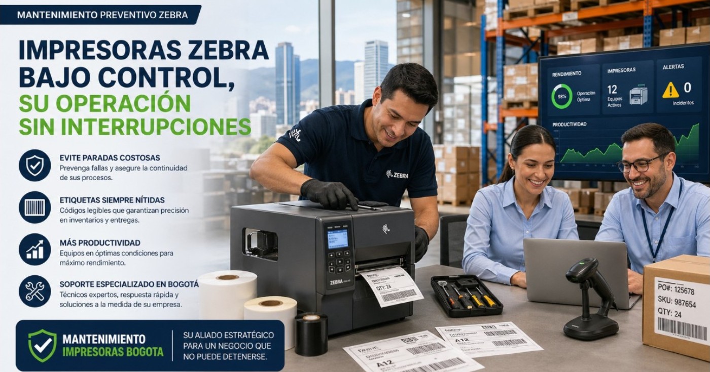 Riesgos de no revisar impresoras Zebra a tiempo