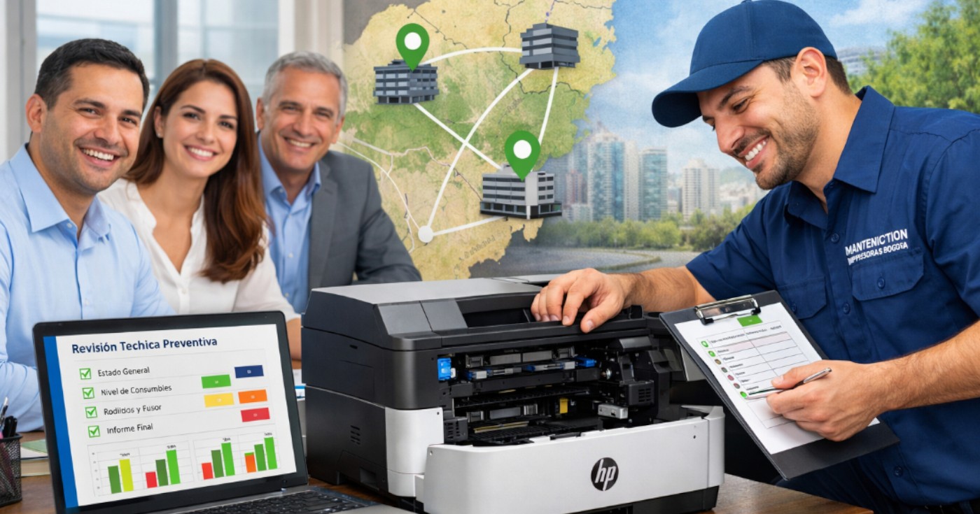  Revisión técnica preventiva HP en sedes empresariales múltiples