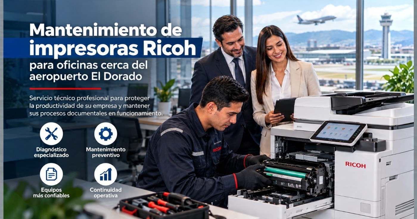  Mantenimiento de impresoras ricoh para oficinas cerca del aeropuerto El Dorado