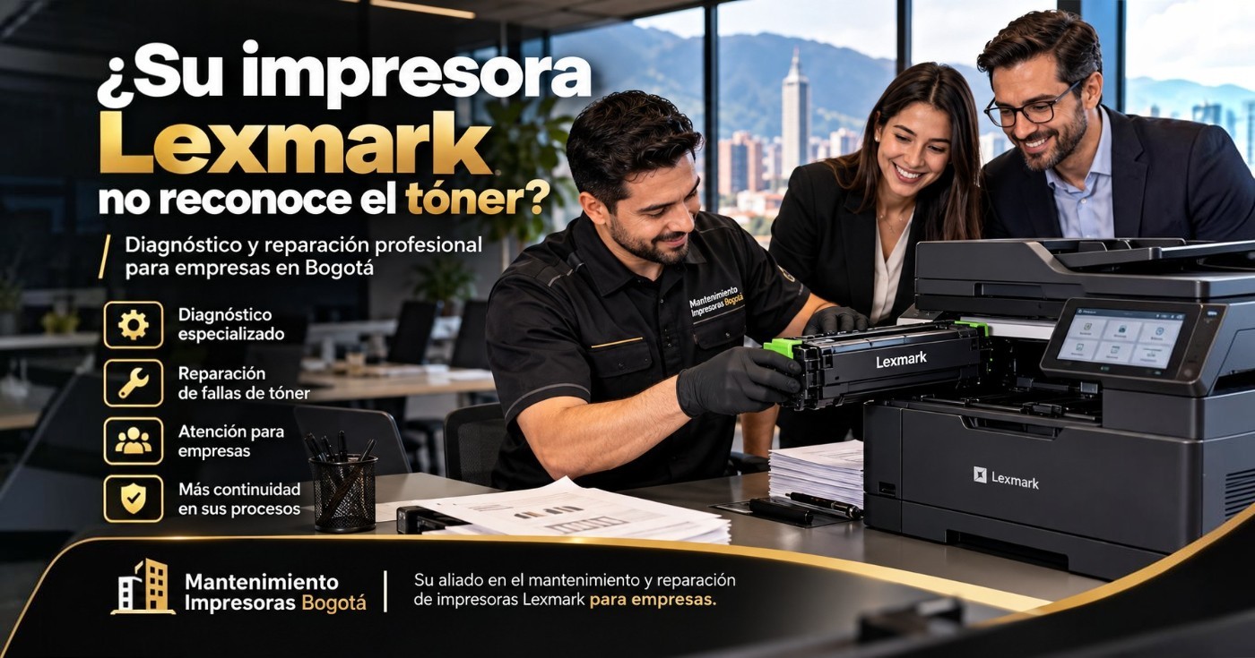  reparación de impresoras Lexmark que no reconocen el tóner