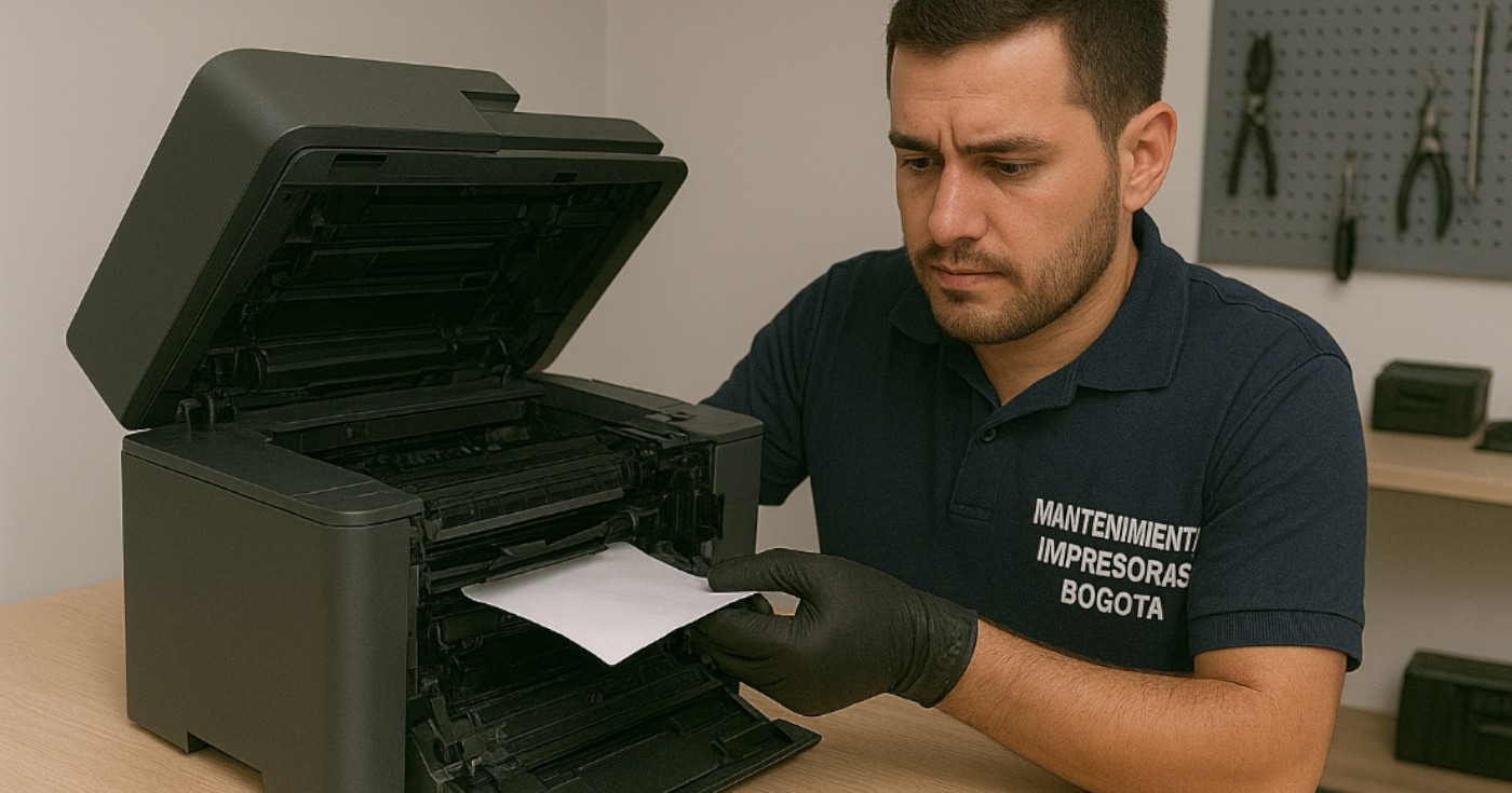 arreglo del sensor de papel en impresoras HP