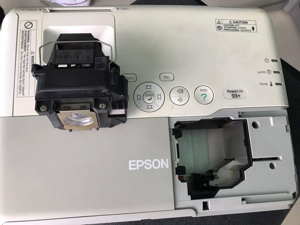 mantenimiento del video beam Epson
