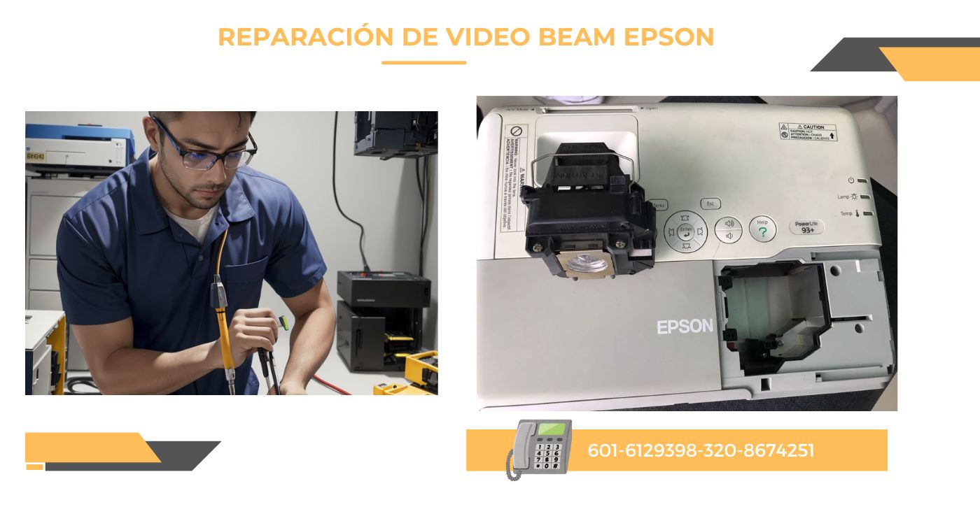 Reparación de video beam Epson