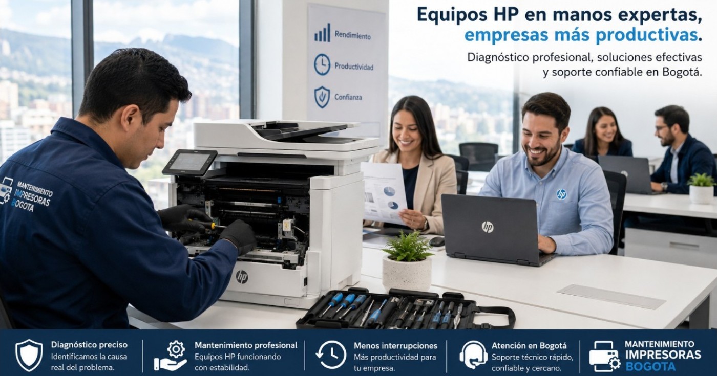 Equipos HP que requieren intervención técnica