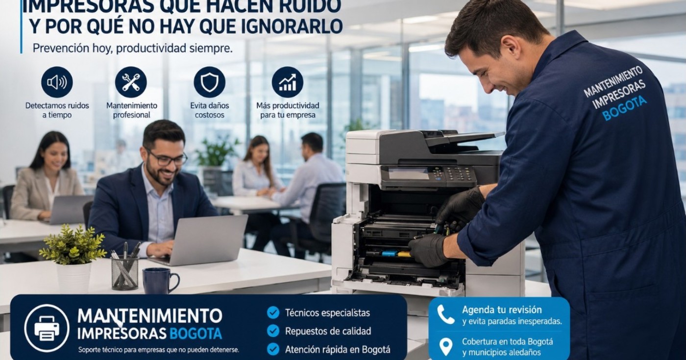  Impresoras que hacen ruido y por qué no hay que ignorarlo