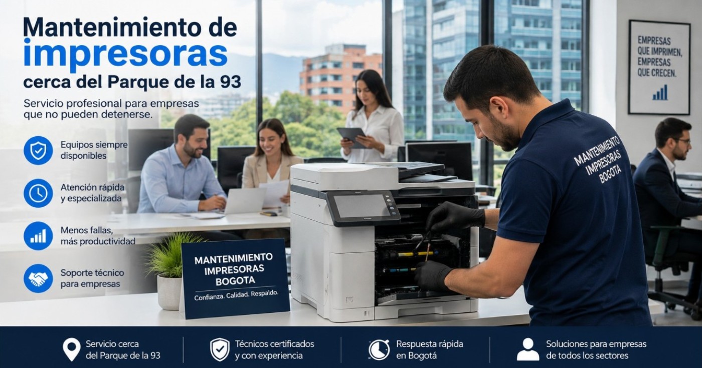 Mantenimiento de impresoras cerca del Parque de la 93