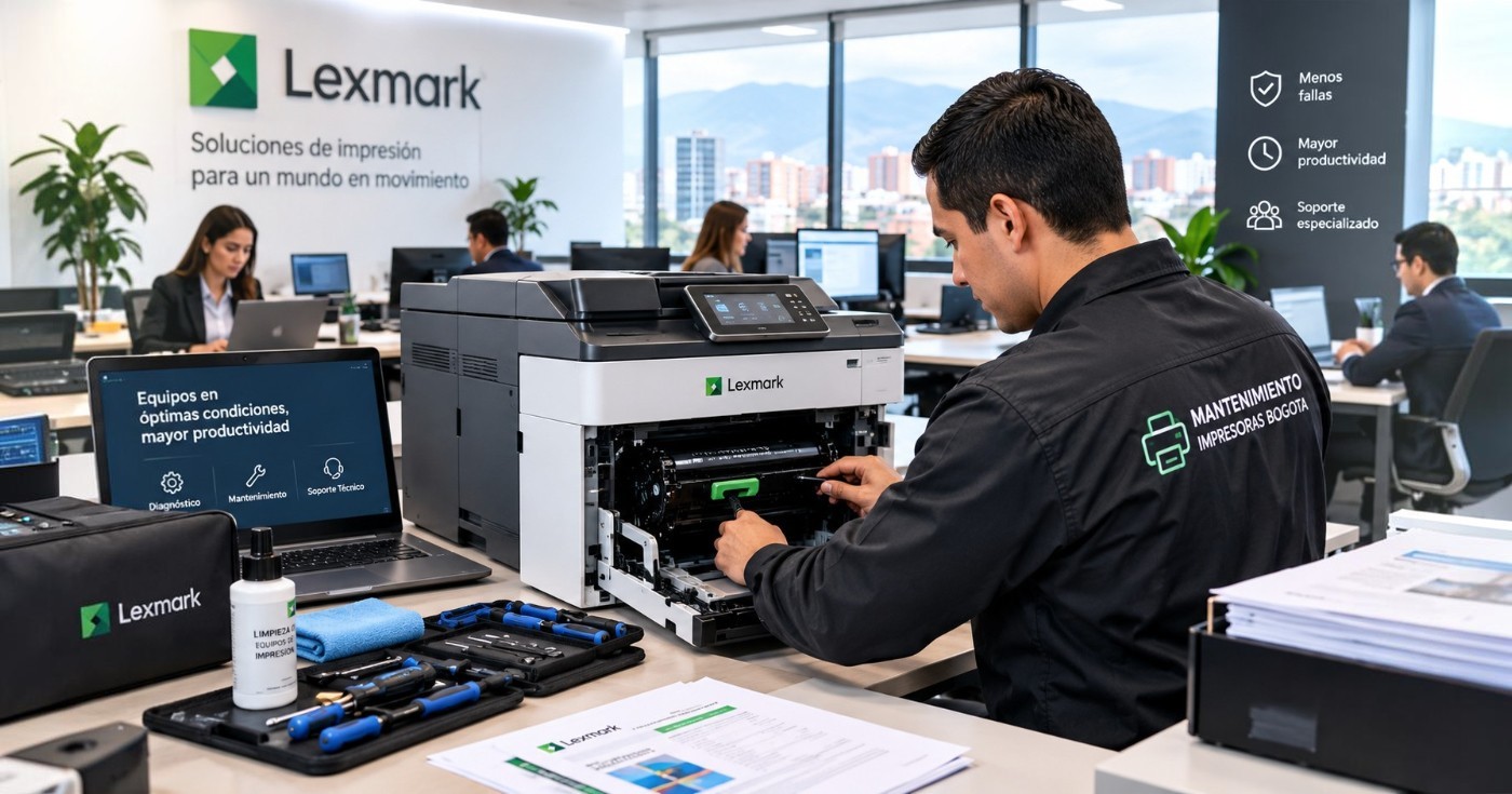 Mantenimiento de impresoras lexmark para empresas en Toberín