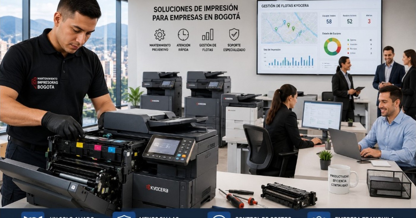 Mantenimiento Kyocera para empresas con varias sedes