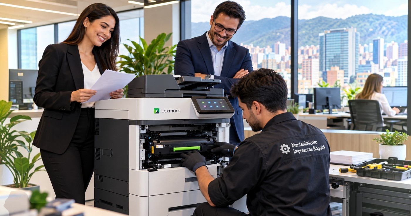 mantenimiento preventivo de impresoras láser Lexmark para oficinas