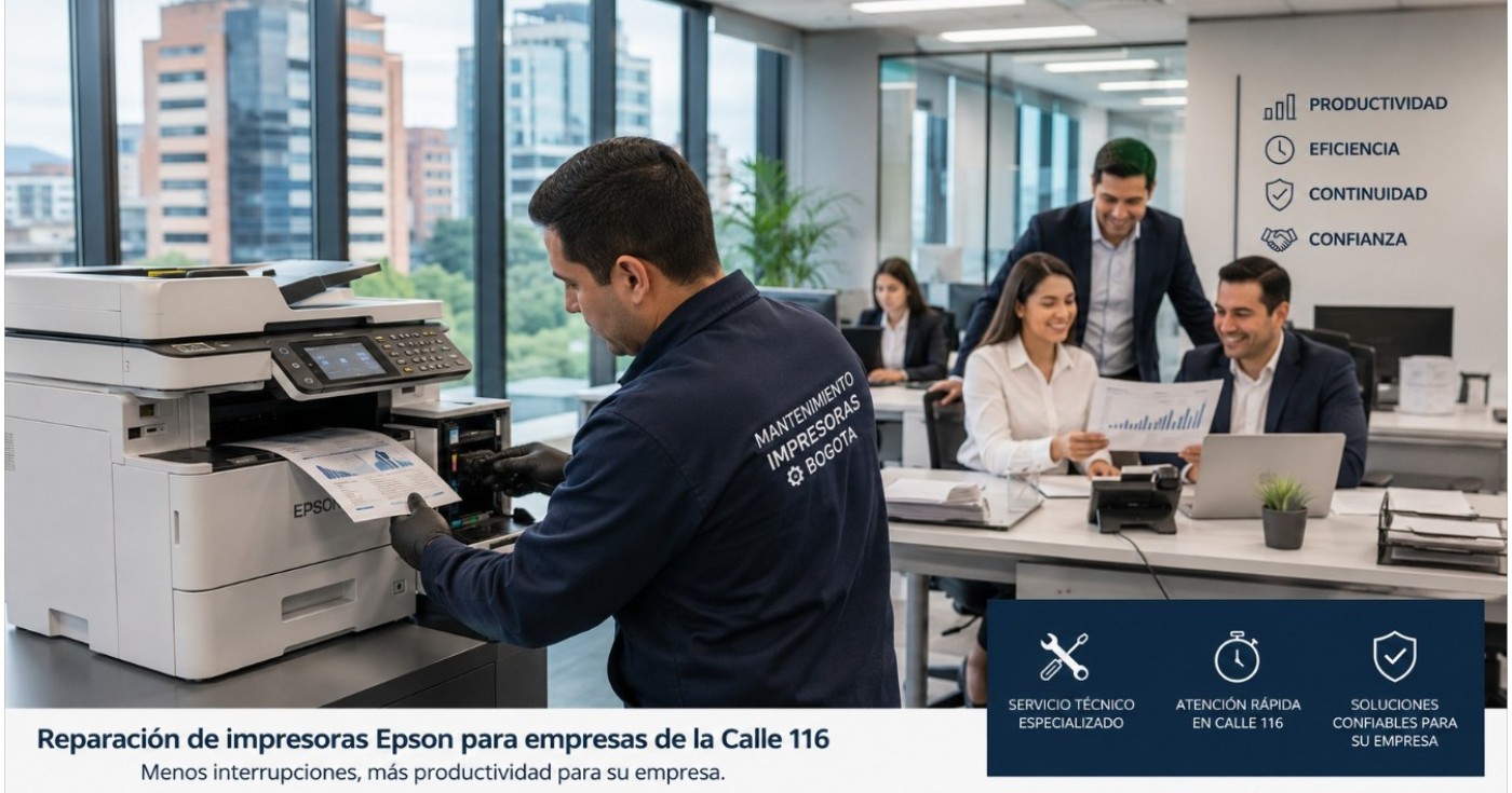 Reparación de impresoras epson para empresas de la Calle 116