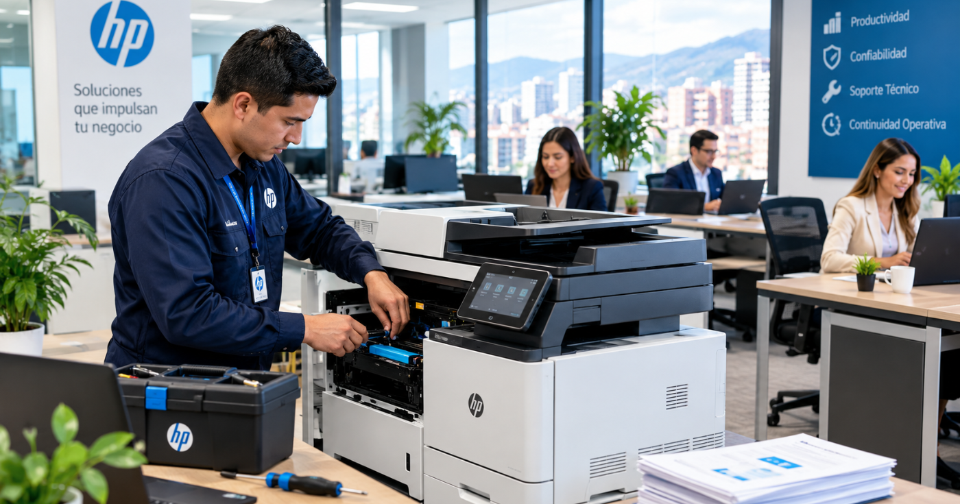 reparación de impresoras HP para empresas en Cedritos