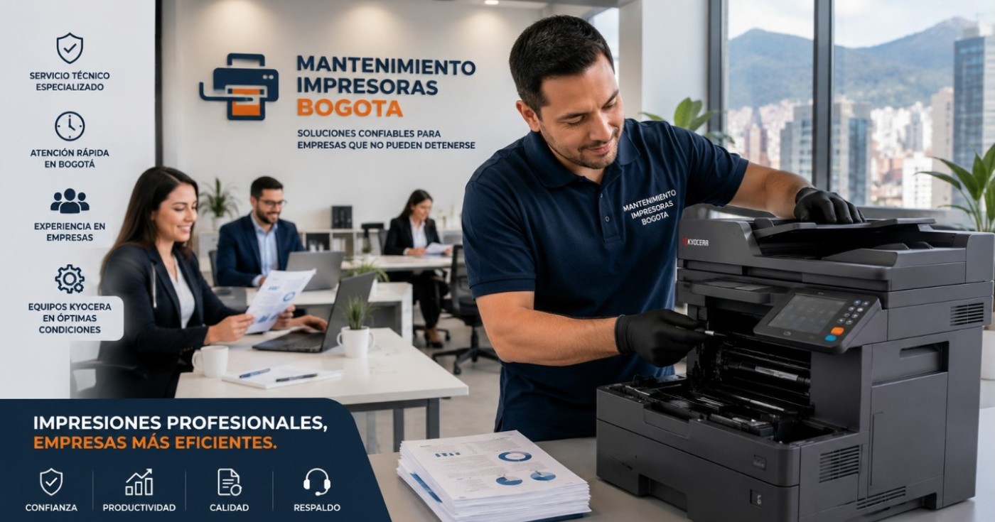 Reparación de impresoras Kyocera con manchas en la impresión