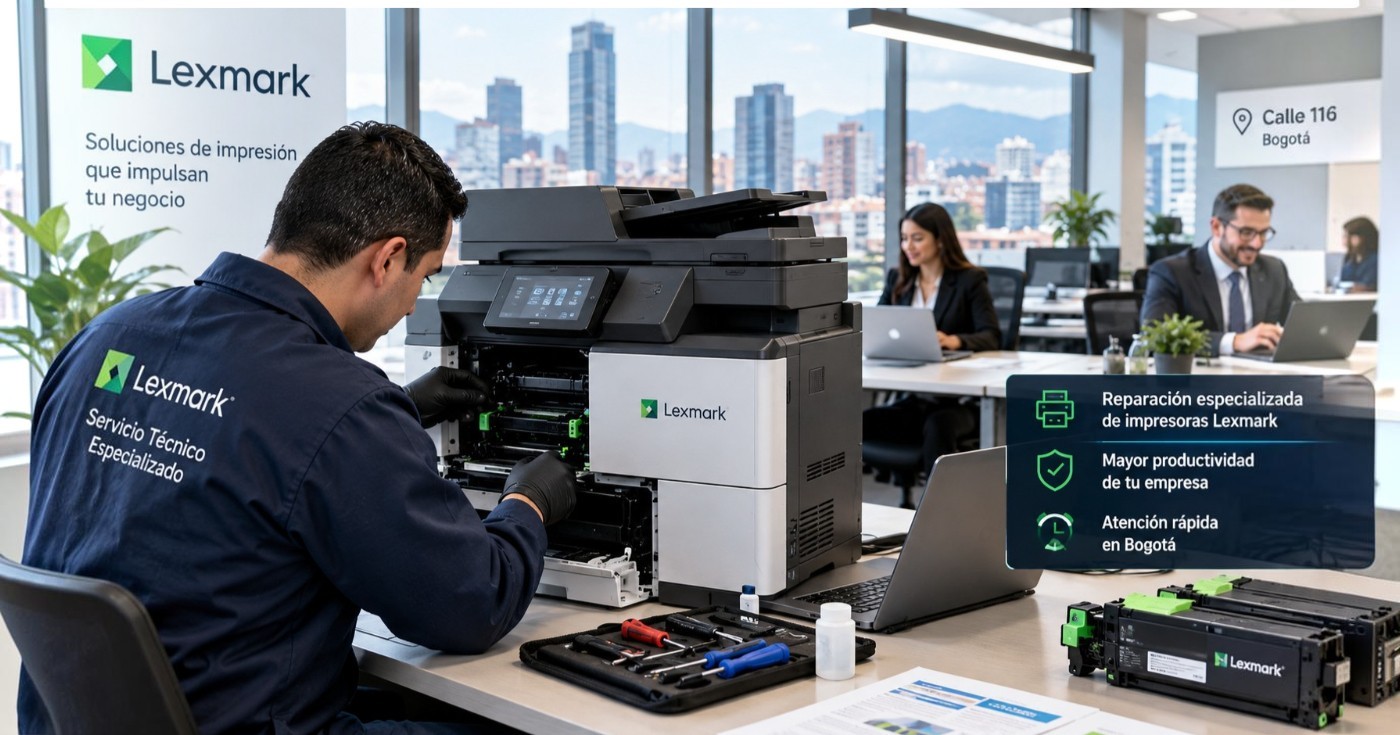 Reparación de impresoras lexmark para empresas de la Calle 116