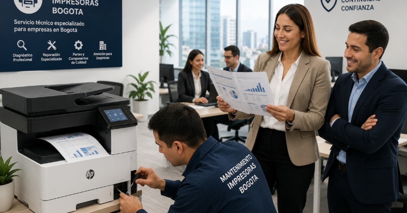 Reparación especializada para impresoras HP en Bogotá