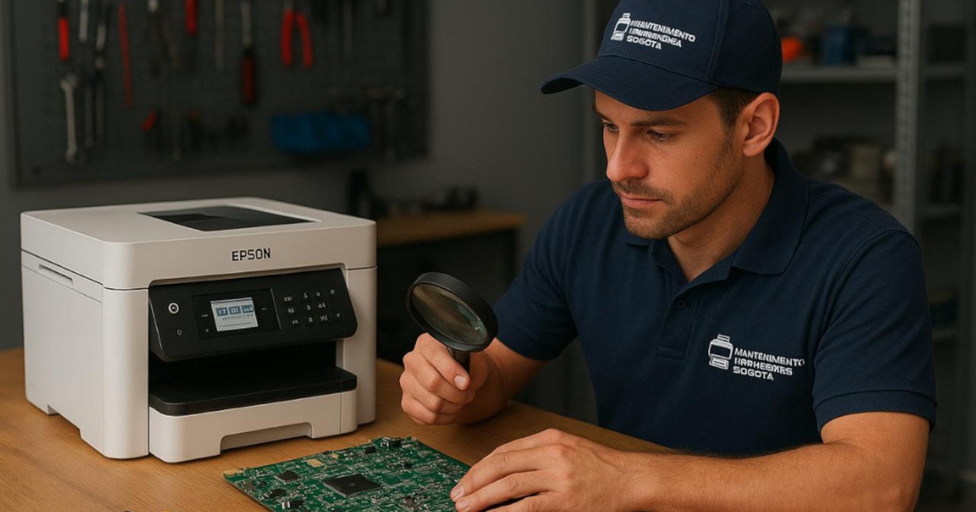 reparación de placa lógica en impresoras Epson