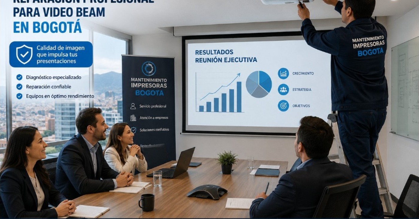 Reparación profesional para video beam en Bogotá