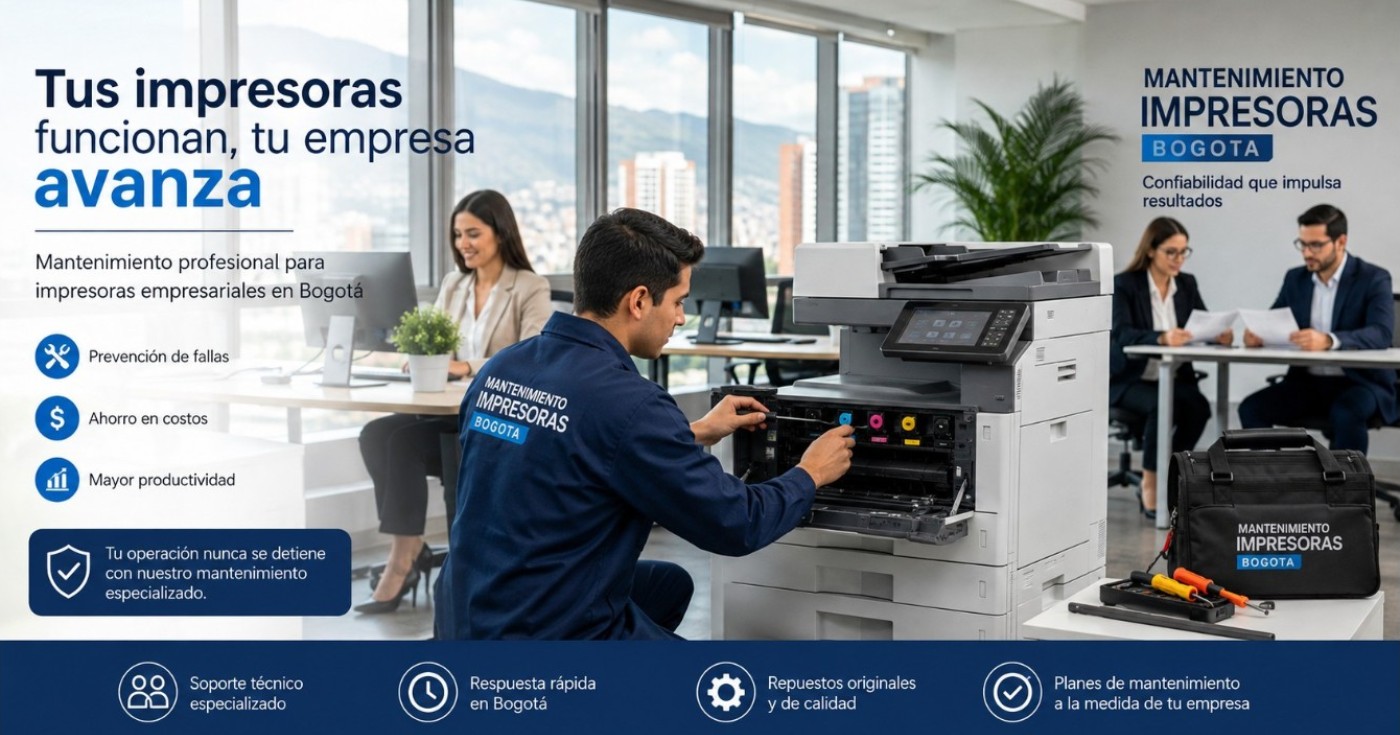 Señales de que tu empresa necesita mantenimiento para sus impresoras