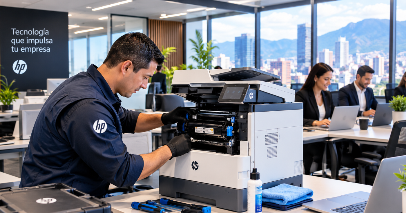 Servicio de mantenimiento hp para empresas de la Zona T y Chicó