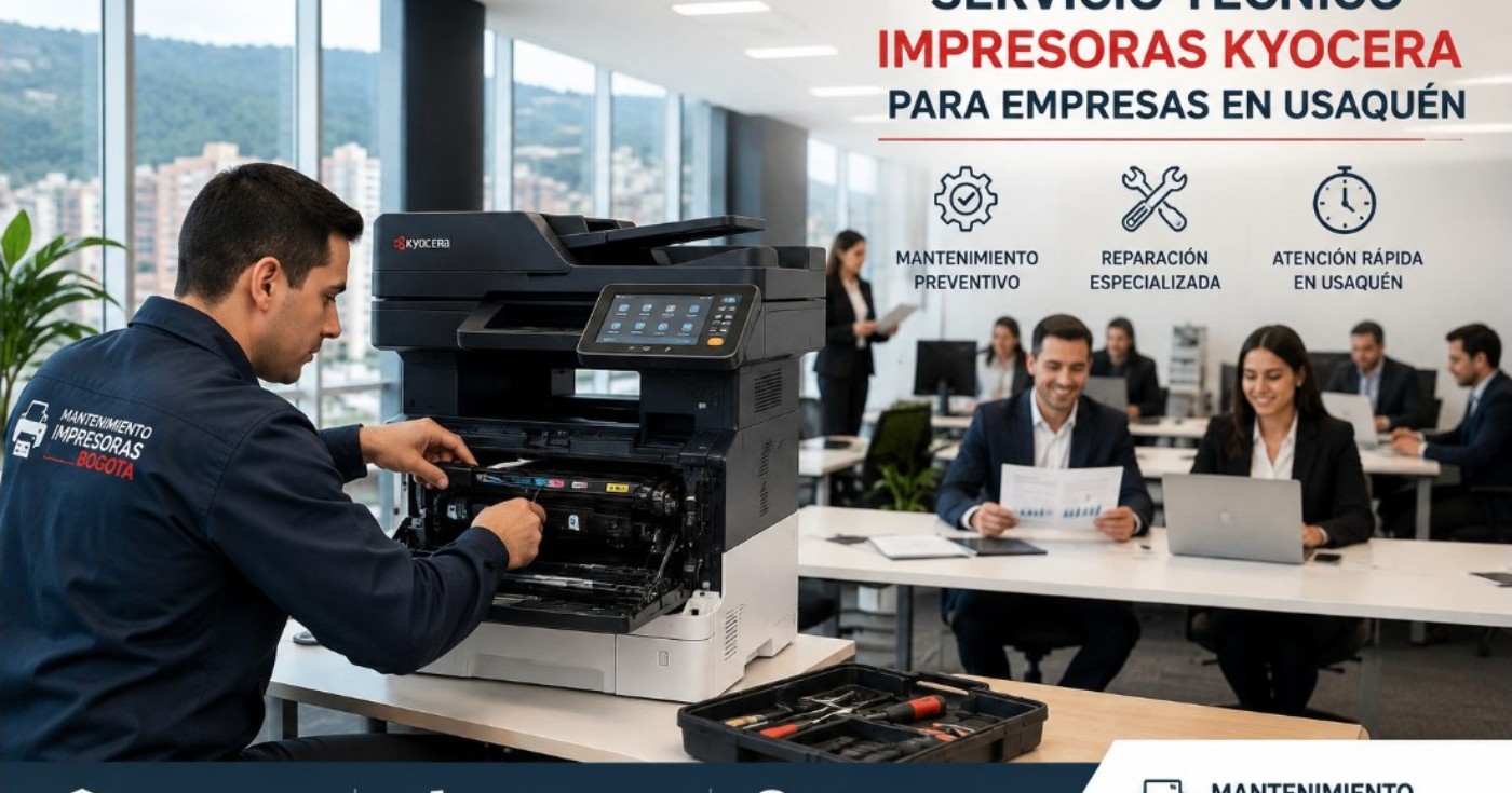 Servicio técnico de impresoras Kyocera para empresas en Usaquén