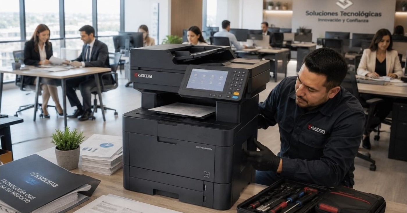 Servicio técnico Kyocera para oficinas en el norte de Bogotá