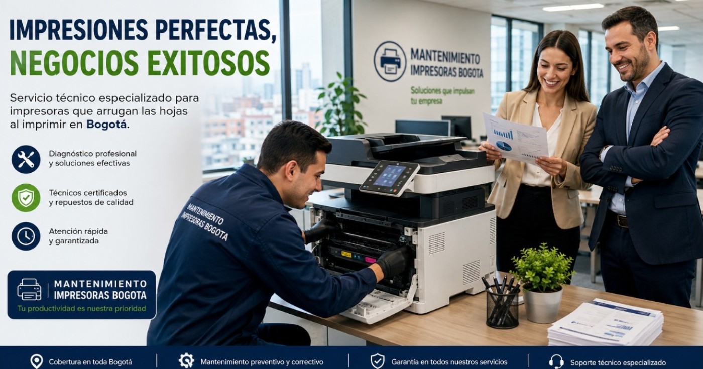 servicio técnico para tu impresora que arruga las hojas al imprimir