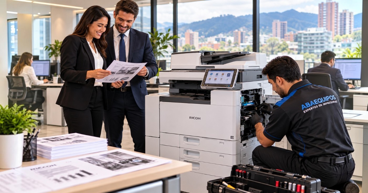 Servicio técnico ricoh para empresas en Chicó Bogotá