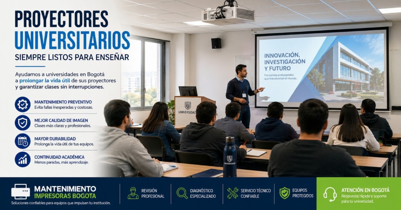 Universidades que buscan prolongar la vida útil de sus proyectores