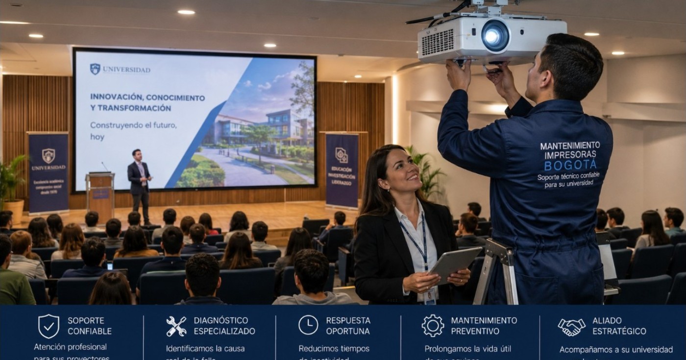 Universidades que buscan soporte confiable para sus proyectores